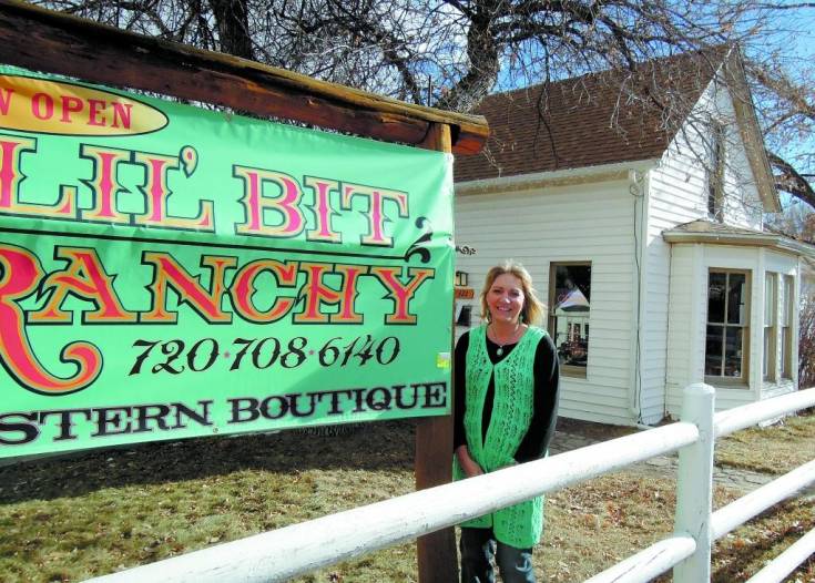 Brenda Moore’s new store, Lil’ Bit Ranchy, a western-themed boutique located at 322 E. Kiowa Ave., opened on Black Friday. The store carries everything from Western-style clothing to furniture, housewares and jewelry.