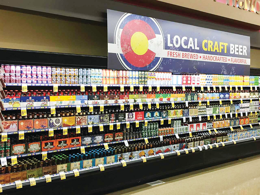 At a Safeway in Littleton, full-strength beer and liquor is being sold following SB-197. The law allows a maximum of five liquor licenses to store chains in Colorado, under certain parameters.