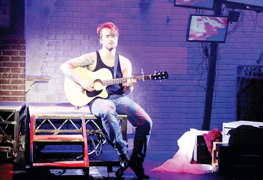 Brian Robertson plays Johnny in the rock opera, “Green Day’s American Idiot,” playing at Town Hall Arts Center in Littleton.