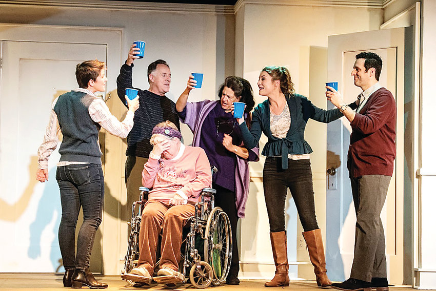 A family toast at Thanksgiving unites the Blake family who gather together in “The Humans” at Curious Theatre.