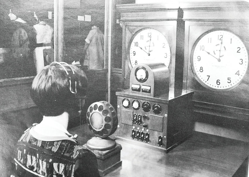 The earliest time and temperature lines required an operator to stare at a clock and read off every minute of every day over a phone line.
