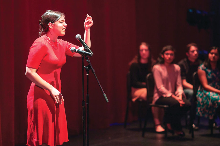 Hannah Alexander, a student at Niwot High School, won the Poetry Out Loud contest, put on by Lighthouse Writers Workshop, in 2018. Lighthouse Writers Workshop is a nonprofit literary center that’s been in Denver since 1997, according to the organization. Its mission is to support reading and writing in Denver and beyond through year-round workshops, readings, a summer literary festival, retreats and programming that runs in its Denver location and throughout the metro area, including schools.