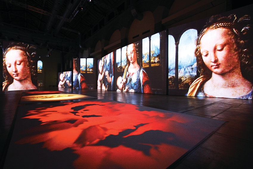 Leonardo da Vinci is most well-known for his artistic work, including the "Mona Lisa." Using state-of-the-art SENSORY4 technology, visitors of "Leonardo da Vinci: 500 Years of Genius" will be immersed in the artistic work of the man.