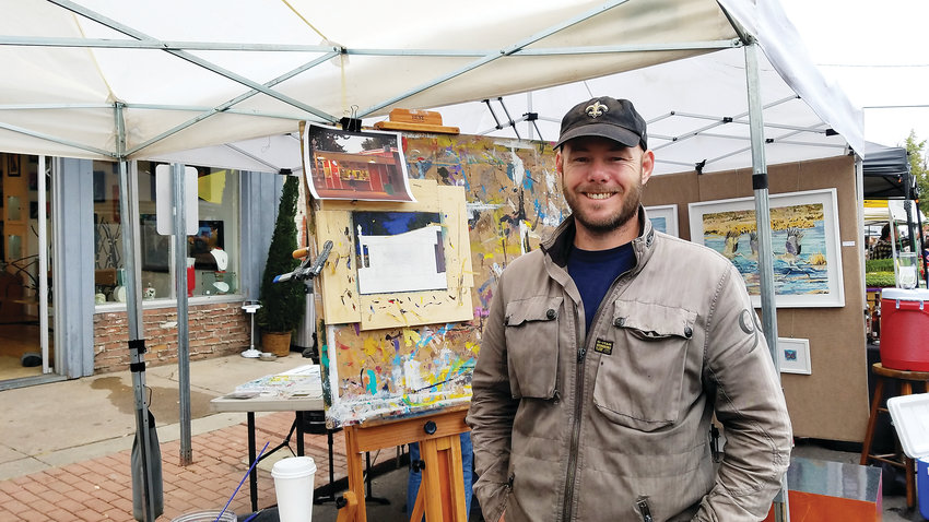 Keith Oelschlager, Arvada West High teacher, will exhibit his paintings of notable places around the Denver Metro area.
