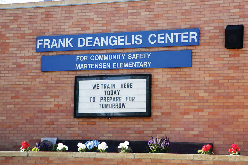The training center was dedicated to and named after former Columbine High School principal Frank Deangelis.