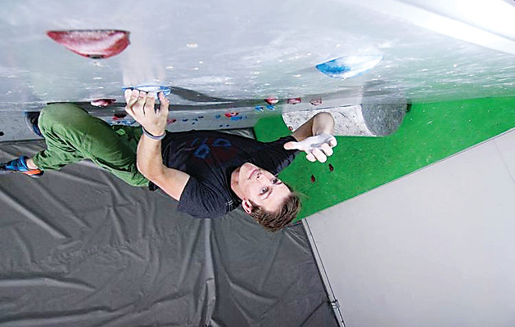 Kegan Minock, 27, has been climbing for 16 years and started focusing on bouldering about a decade ago. He is the general manager of ROCK’n & JAM’n gym in Centennial.