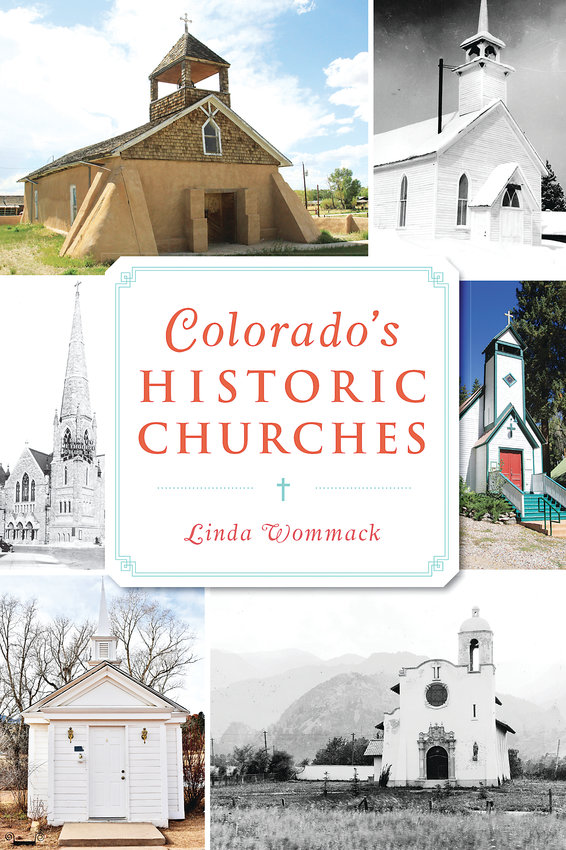 Cover of “Colorado’s Historic Churches” by Linda Wommack.