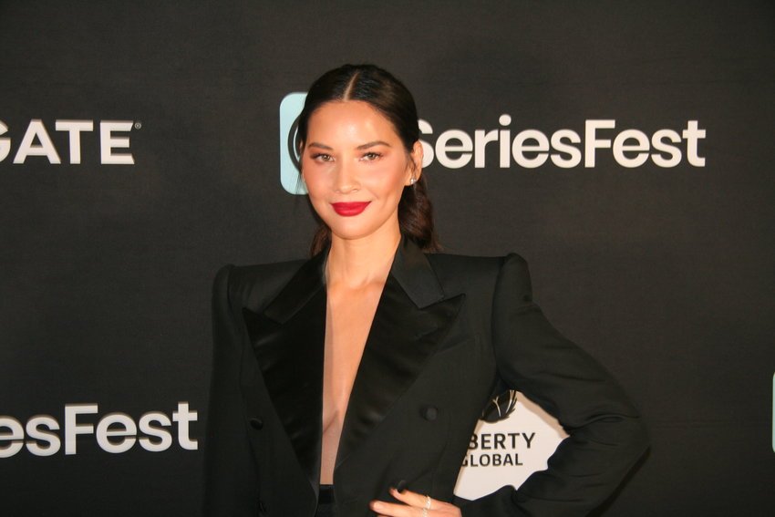 Olivia Munn, one of the stars of "The Rook," takes to the SeriesFest red carpet on June 21.