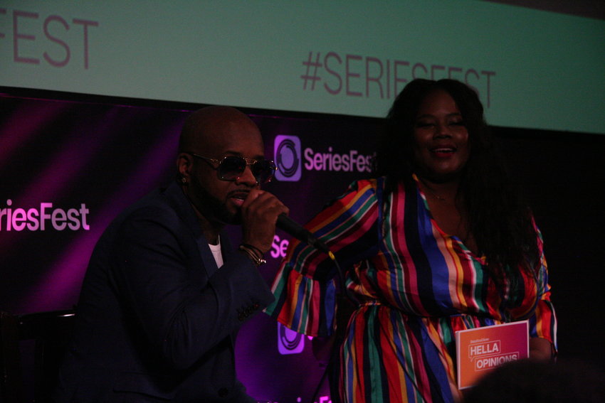 Following a screening of We TV's "Power, Influence, and Hip-Hop: The Remarkable Rise of So So Def," Buzzfeed's Sylvia Obell moderated a discussion with the show's subject, and So So Def founder, Jermaine Dupri at the SIE Film Center on June 23.