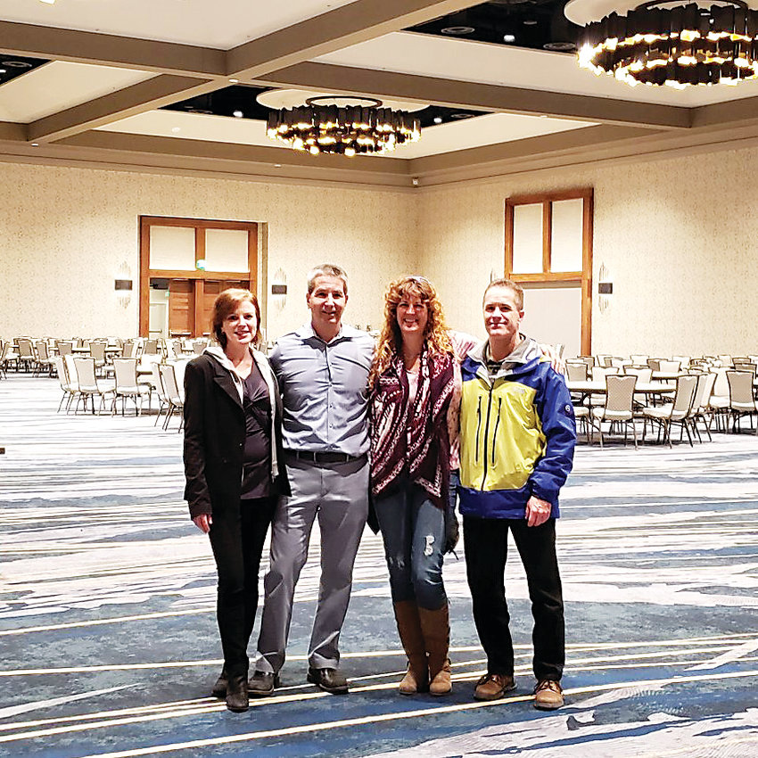 Jeff Gerber, second from left, and Kimberly Spomer, second from right, help plan the Low Carb Denver conference, organized by Denver's Diet Doctor and Dr. Rod Tayler.