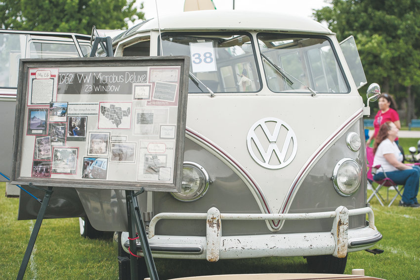 A 1962 Volkswagen Microbus was among the more unusual entries, at this year's Northglenn Car Show, held in conjunction with the city's Annual 4th of July celebration at E. B. Rains, Jr. Memorial Park. Terrence Miller of Lone Tree, teacher and head volleyball coach at Cherokee Trail High School, inherited the bus from his family.
