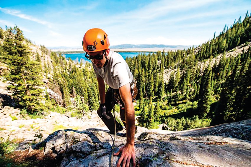 After sustaining an injury that led to nerve damage and a loss of movement in his right arm, Dan Boozan trains to climb the Grand Teton, which he later summited with a group from Paradox Sports in 2014.