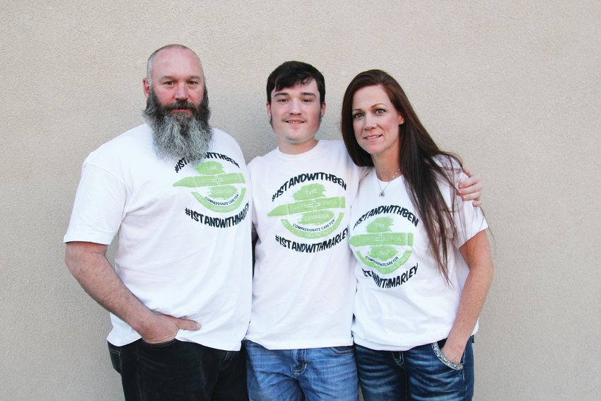 Brad, Ben and Amber Wann advocate for the Douglas County School District to allow school personnel to administer medical marijuana to students.