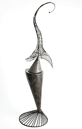 “High Heel Stingray on Bongo Base” is included in “Opening Outward,” an exhibit of sculpture by Jeff Glode Wise, through March 1 at the Littleton Museum.