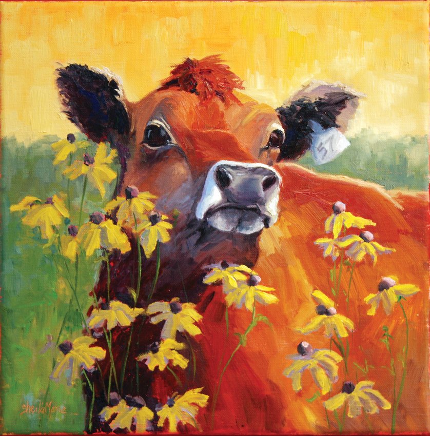 “Summer With Ophelia” by Sheila Marie is included in the Depot Art Gallery’s new exhibit of animal images.