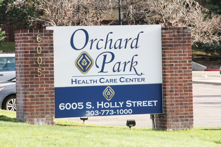 Orchard Park Health Care Center, a nursing home, sits near East Orchard Road and South Holly Street in in west Centennial. The facility is dealing with an outbreak in which a collective dozens of residents and staff members have tested positive for COVID-19.