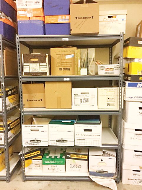 Historical records now sit in boxes in the Colorado Center for the Blind’s basement but will soon be digitally preserved.