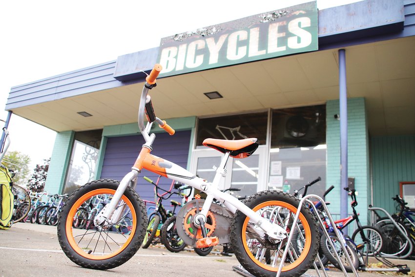 Lucky Bikes Re-Cyclery is one of numerous nonprofit community bike shops in the Denver area that provide low- or no-cost bikes to underprivileged youths.