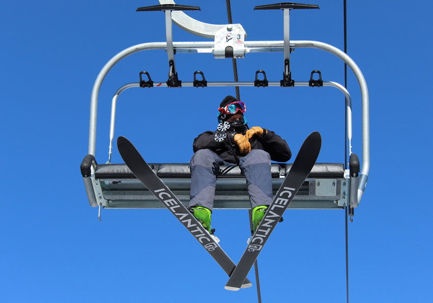 A skier rides Chet's Dream during Loveland Ski Area's Opening Day on Nov. 11.