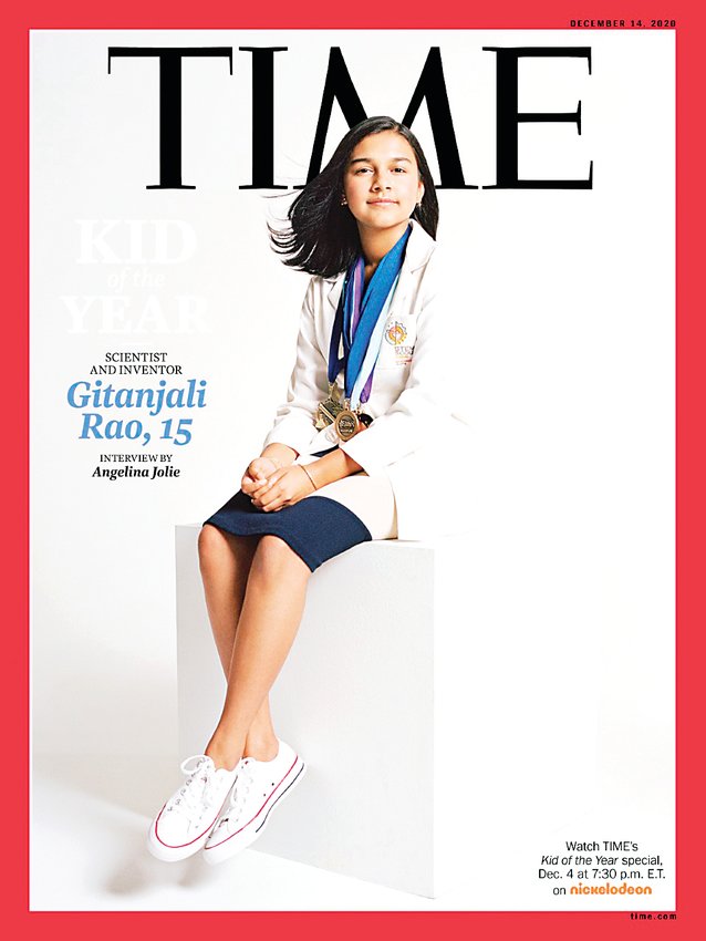 Gitanjali Rao, 15, is the first-ever Kid of the Year named by Time magazine.