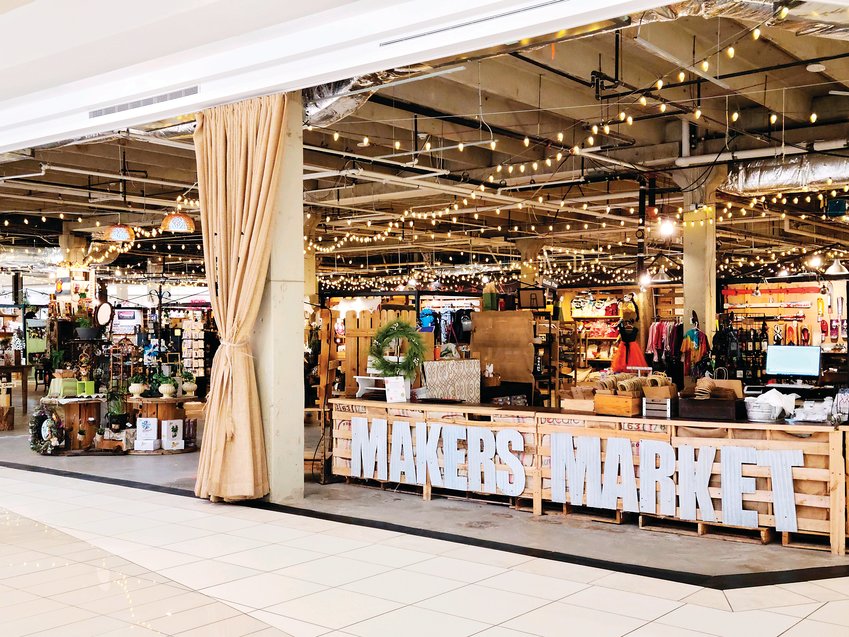 Makers Market in Southwest Plaza mall.