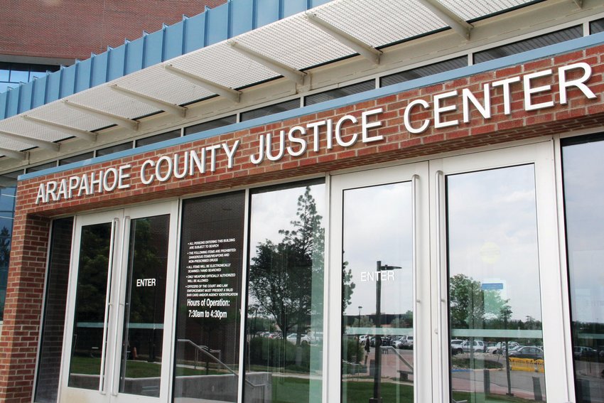 The Arapahoe County Justice Center at 7325 S. Potomac St. in Centennial, the county's main courthouse, is seen in a file photo.
