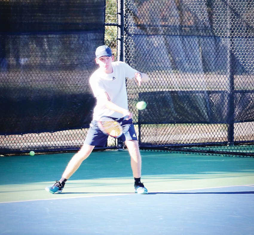 Drew Schell of Valor Christian was the No. 2 singles state runner-up after he lost 6-2, 6-2 to Cherry Creek’s Matt Batmunkh in the Oct. 16 finals. Cherry Creek pulled away from Valor on the final day of the state meet to win with 85 points while the Eagles finished with 79.