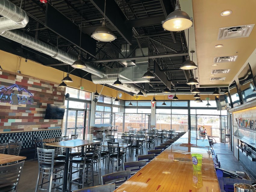 Indoor seating includes a 16-person bar and room for 120 more at Max Tap’s new location in Centennial.