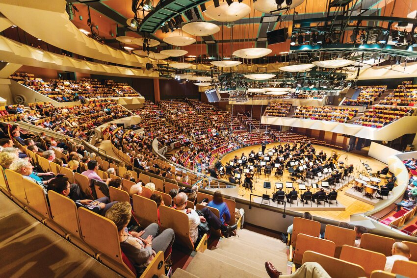 The Colorado Symphony performs at the Boettcher Concert Hall.