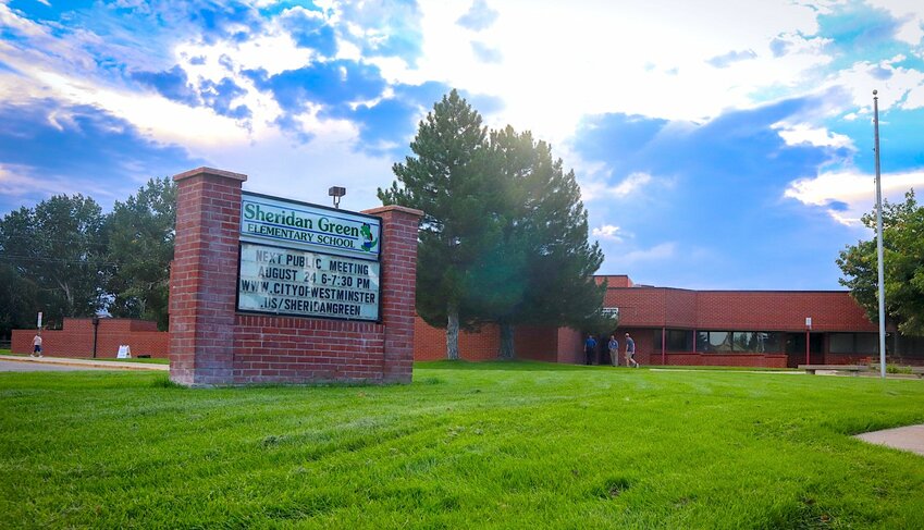 The City of Westminster is considering ways to re-use the Sheridan Green Elementary school building. The school was among those closed at the end of 2022. Options include razing the building, selling it to a church or making it a local community center.