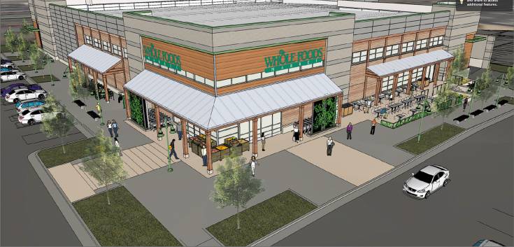 Rendering of the future Whole Foods in the Bradburn subdivision in Westminster.
