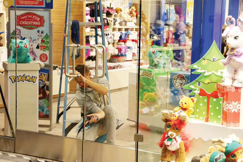 Build-A-Bear's Colorado Mills location prepares Nov. 20 for the reopening of the mall on Nov. 21, in time for the holiday shopping season.