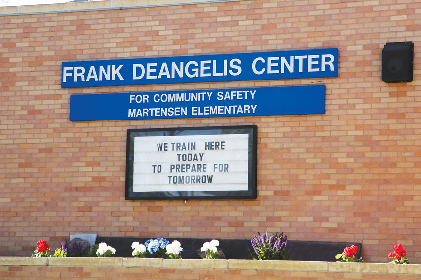 The training center, which is open to all law enforcement agencies and school districts, was dedicated to and named after former Columbine High School principal Frank DeAngelis.