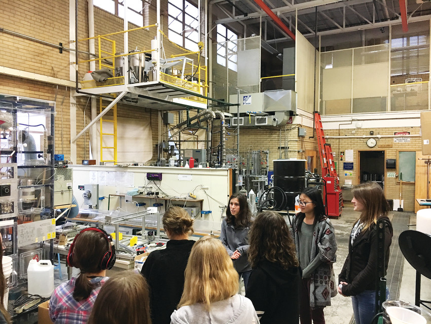 The South Metro High School Chapter of the Girls in STEM club enjoy a private tour of the Colorado School of Mines’ chemical engineering lab. The club was founded in 2014 and exists to inspire middle and high school-aged girls to visualize and empower them to pursue STEM careers. Learn more at www.gstemdenver.org.
