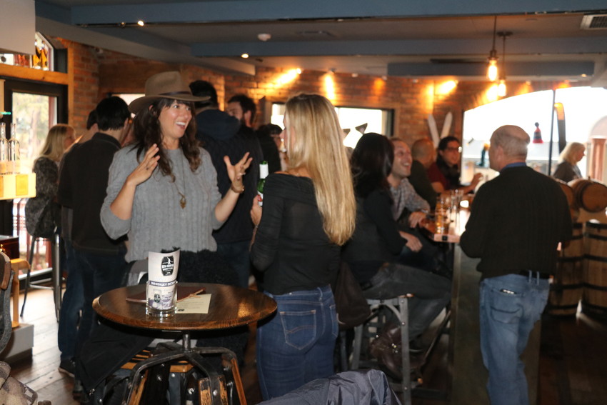 Filmmakers, friends and fans gathered at 10th Avenue Whiskey on the afternoon of April 6 for a mixer event.