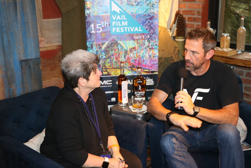 Vail Film Festival host Bill LaVasseur interviews Robin Kampf, director, cinematographer and editor of the documentary, "Love Wins."