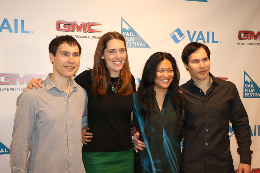 The leadership team behind the 15th annual Vail Film Festival. From left, Executive Directors Sean Cross and Megan Musegades, Festival Director Corinne Hara, and Executive Director Scott Cross.