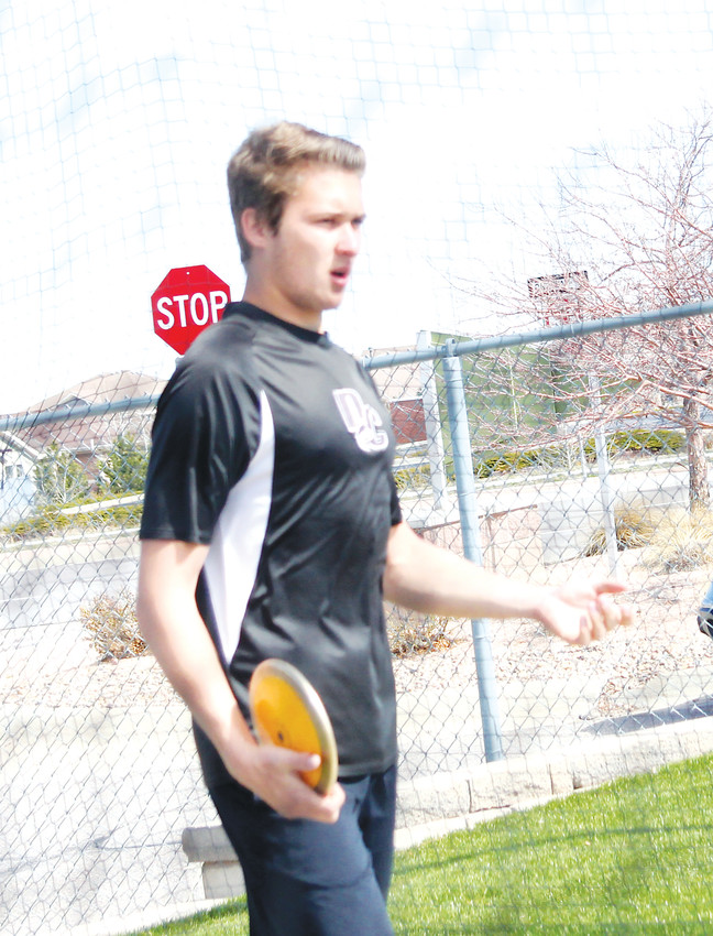 Douglas County junior Tyler Nelson says the technique of throwing a discus is important and he has the fourth longest all-classification throw recorded by Colorado Mile Split this season.