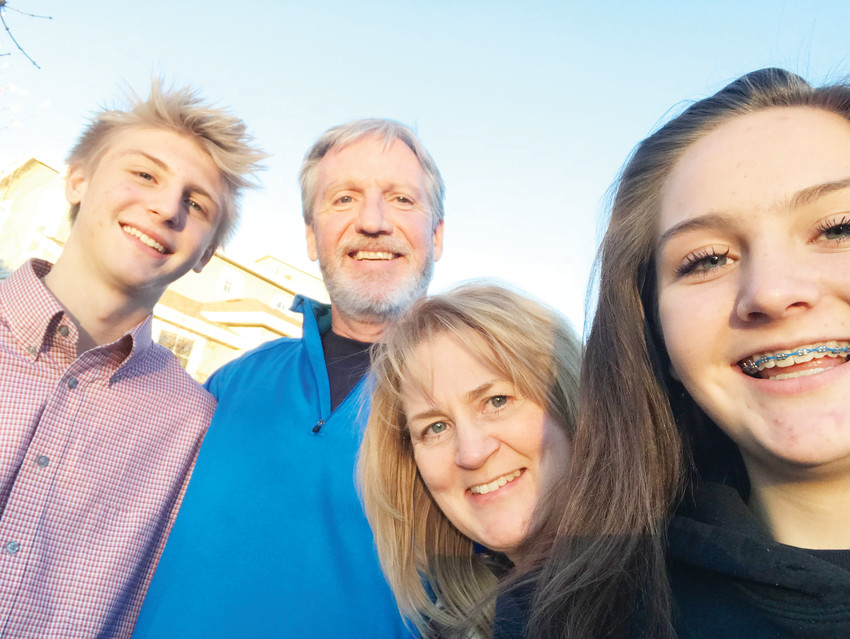 The Rhoades family — from left, Jacob, his father and mother, Jim and Kendra, and sister Cienna — lives in Parker. Jacob is working to overcome a dependency on marijuana and has been clean since December. The family is proud of how far he's come. "His whole attitude has changed," his mother said.