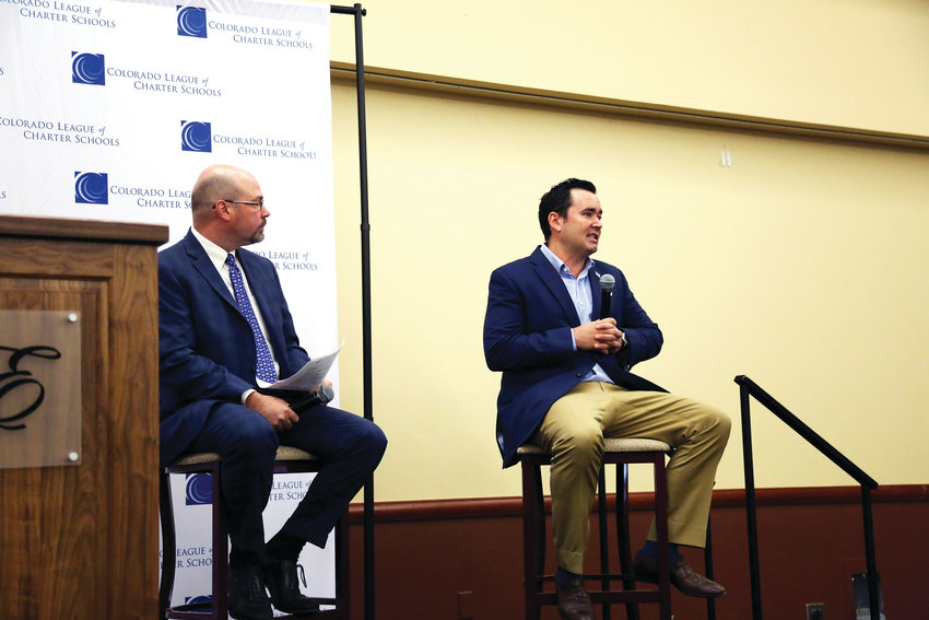Walker Stapleton talks his education plan and being opposed to Amendment 73 at the Colorado League of Charter Schools leadership summit.