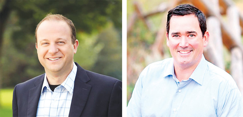 Colorado Gubernatorial candidates Jared Polis, left, and Walker Stapleton.