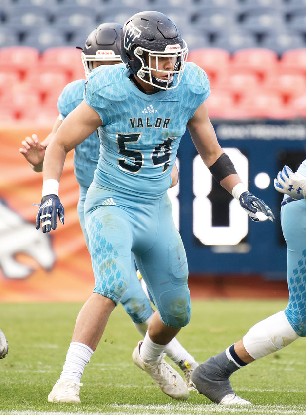 Valor Christian’s Ethan Zemla registered 149 total tackles and 8.5 sacks during the 2018 campaign.