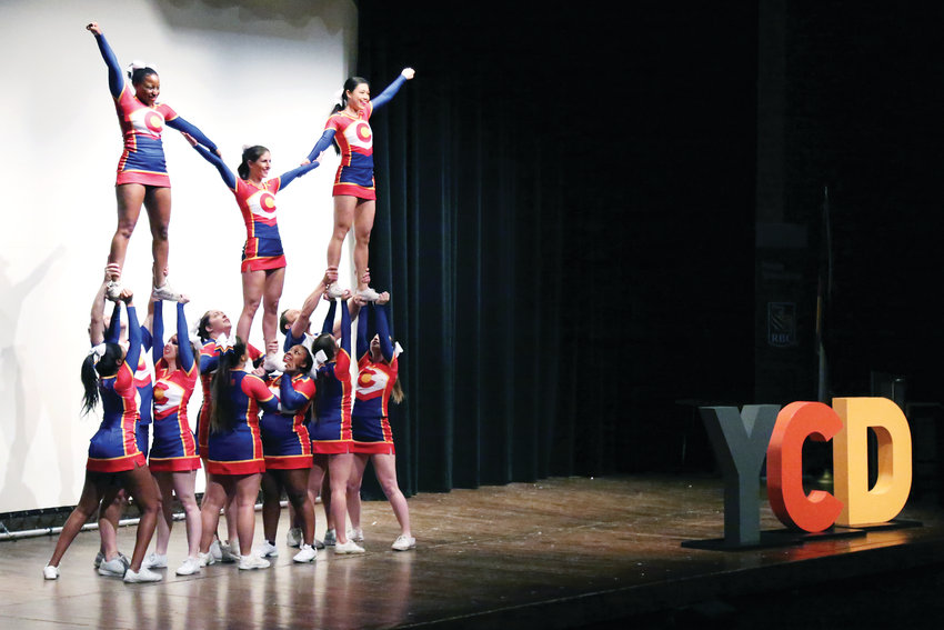 CHEER Colorado, an adult cheer group that stunts and performs to raise money for local LGBTQ charities, got the spirit flowing at the Cherry Creek Diversity Conference.