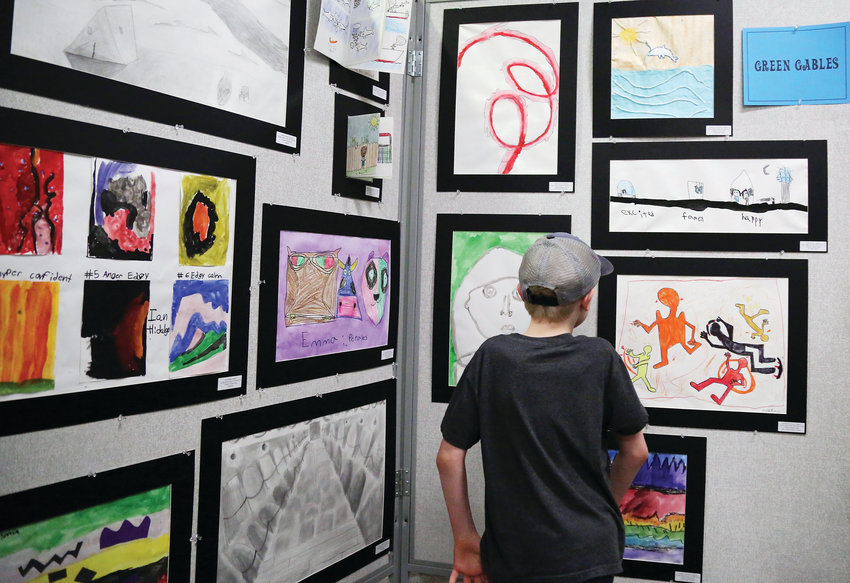 The Feb. 22 opening reception of the 2019 Elementary Jeffco Schools Foundation Art Exhibit was held at Red Rocks Community College.