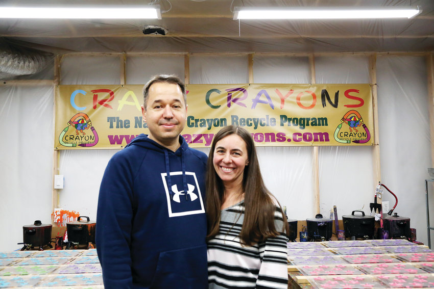 Atilla and Kim Martonosi, of Arvada, bought Crazy Crayons in June and are working to build the company back up.