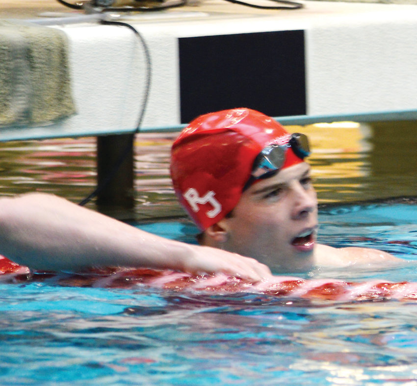Regis swimmer William Goodwin won the 200 IM and the 100 breaststroke during the May 17 Class 5A CHSAA boys state high school swimming finals at the VMAC in Thornton. Regis finished second behind Cherry Creek in the team standings.