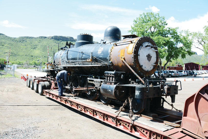 Rio Grande Southern Locomotive No. 20 pulls into its home at the Colorado Railroad Museum in Golden after undergoing restoration for 12 years at the Strasburg Rail Road in Pennsylvania to get it operational again. It returned to Golden on June 4 and the museum expects it to be fully operational sometime in 2020.