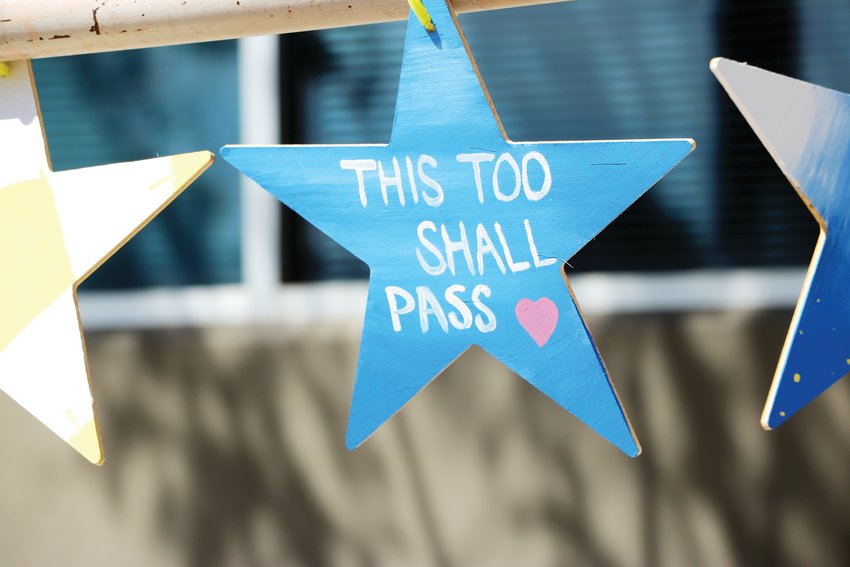 STEM School Highlands Ranch welcomed students back from summer break on Aug. 7. Outside hung hundreds of stars, handpainted with words of encouragement following the tragedy that ended the last school year.