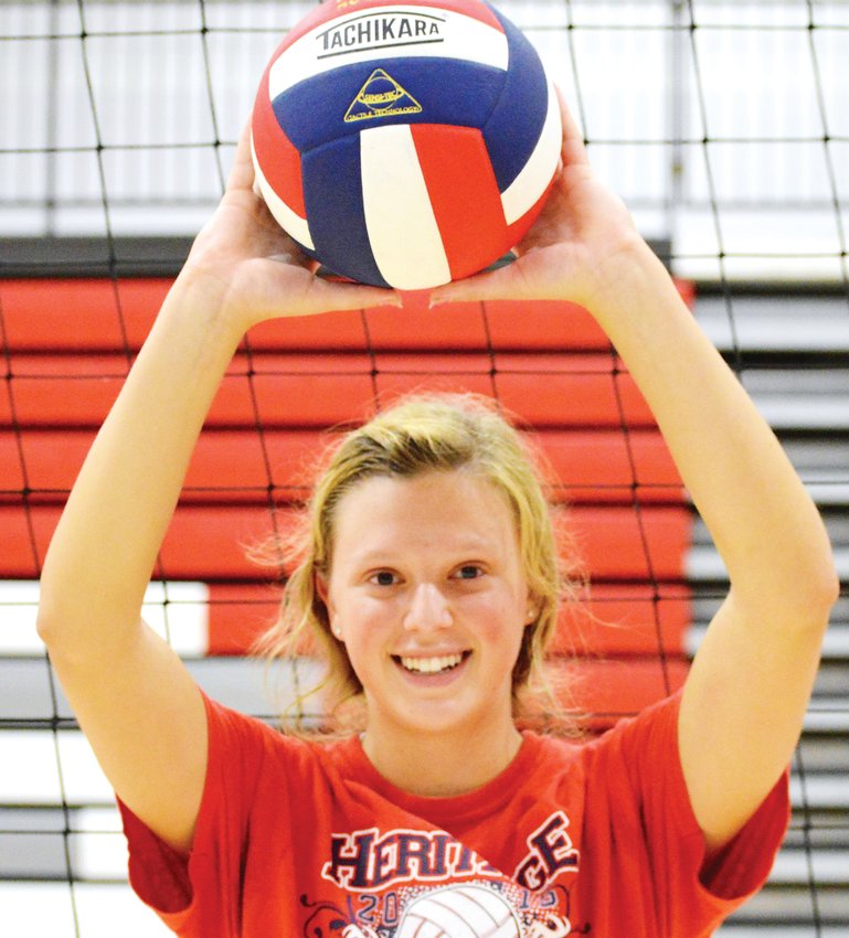 Heritage senior volleyball player Jessie Bilello.