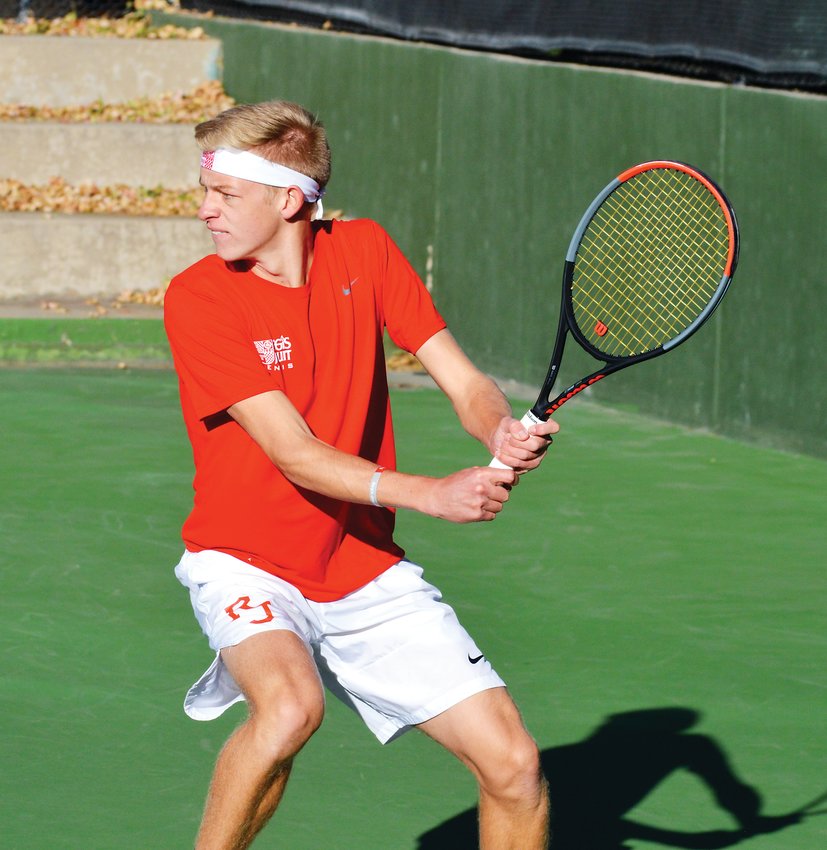 Regis junior Morgan Schilling is the Colorado Community Media South Metro Boys Tennis Player of the Year.